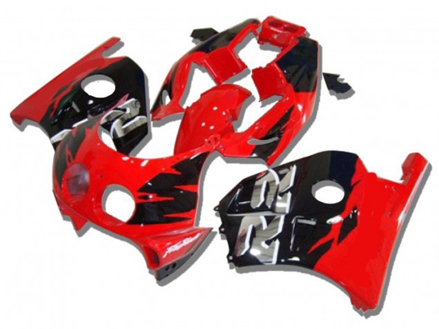 1990-1998 Red Black Silver RR Honda CBR250RR Motorcycle Fairing UK 1990-1998 Red Black Silver RR Honda CBR250RR Motorcycle Fairing UK