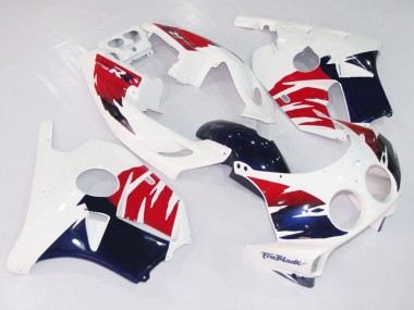 1990-1998 White Red and Blue Honda CBR250RR Motorcycle Fairing UK
