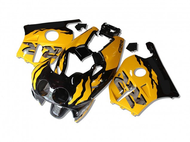 1990-1998 Yellow Black RR Honda CBR250RR Motorcycle Fairing UK 1990-1998 Yellow Black RR Honda CBR250RR Motorcycle Fairing UK