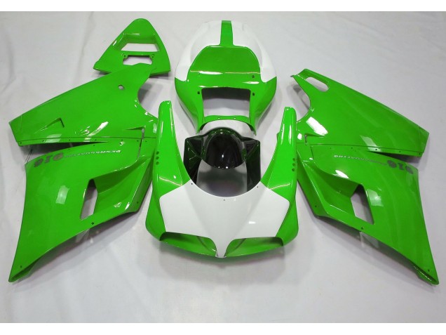 1993-2005 Gloss Green & White Ducati 996 748 916 998 Motorcycle Fairing UK 1993-2005 Gloss Green & White Ducati 996 748 916 998 Motorcycle Fairing UK