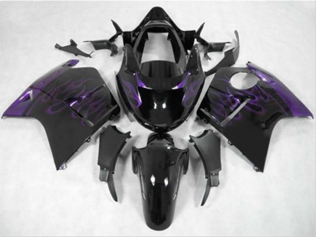 1996-2007 Dark Purple Flame Honda CBR1100XX Motorcycle Fairing UK 1996-2007 Dark Purple Flame Honda CBR1100XX Motorcycle Fairing UK
