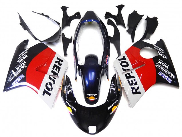 1996-2007 Red Black and White Repsol Honda CBR1100XX Motorcycle Fairing UK 1996-2007 Red Black and White Repsol Honda CBR1100XX Motorcycle Fairing UK
