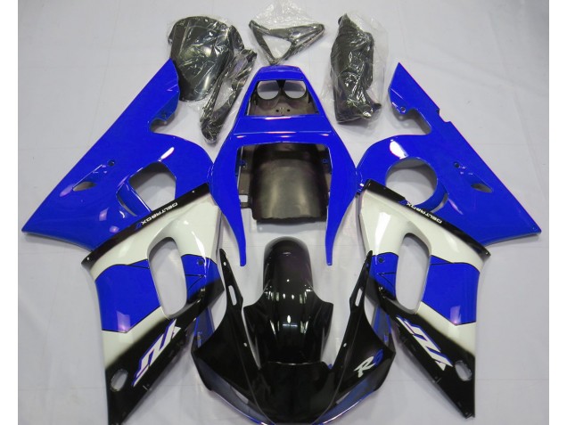 1998-2002 Blue White and Black Yamaha R6 Motorcycle Fairing UK 1998-2002 Blue White and Black Yamaha R6 Motorcycle Fairing UK