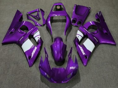 1998-2002 Deep Purple & White Yamaha R6 Motorcycle Fairing UK