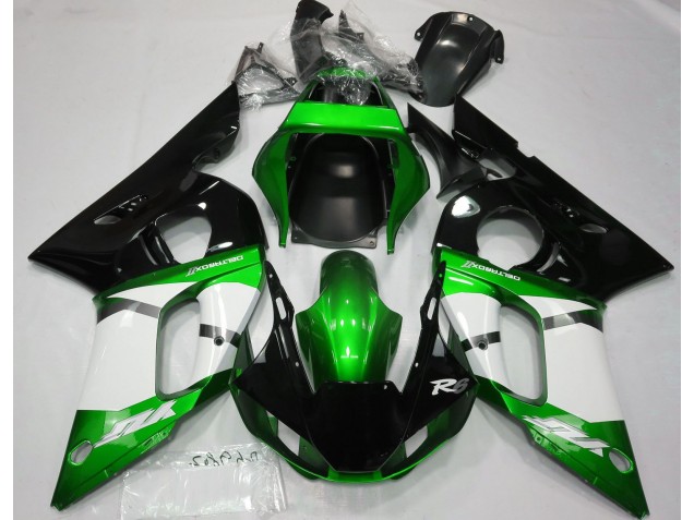 1998-2002 Metallic Green Yamaha R6 Motorcycle Fairing UK 1998-2002 Metallic Green Yamaha R6 Motorcycle Fairing UK