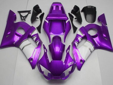 1998-2002 Purple & White Yamaha R6 Motorcycle Fairing UK