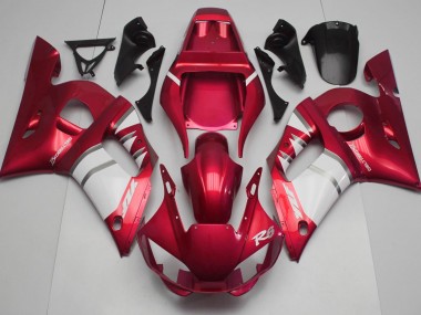 1998-2002 Red & White Yamaha R6 Motorcycle Fairing UK