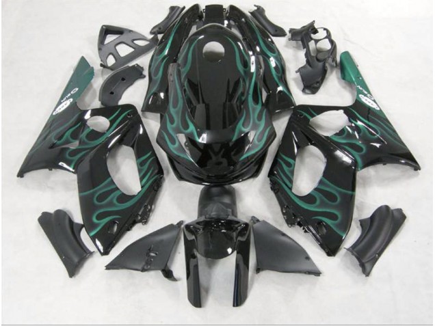 1998-2007 Emerald Green Flame Yamaha YZF600 Motorcycle Fairing UK 1998-2007 Emerald Green Flame Yamaha YZF600 Motorcycle Fairing UK