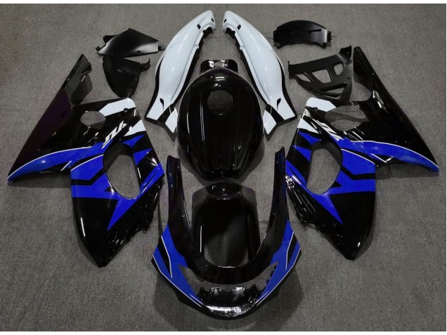 1998-2007 Gloss Black Blue and White Yamaha YZF600 Motorcycle Fairing UK 1998-2007 Gloss Black Blue and White Yamaha YZF600 Motorcycle Fairing UK