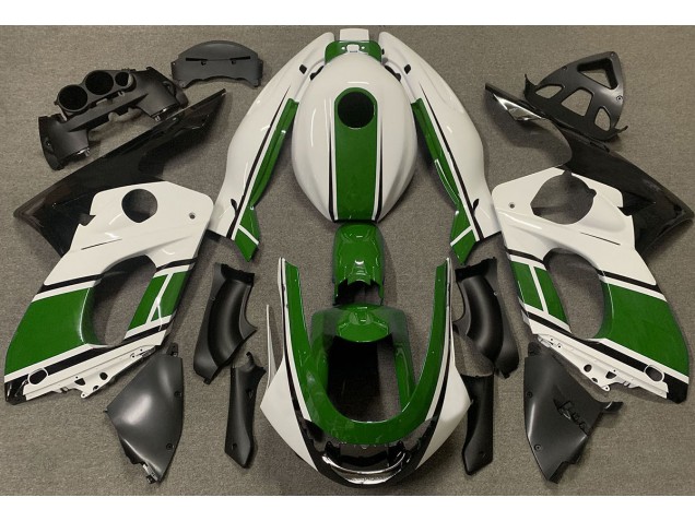 1998-2007 Gloss White and Dark Green Yamaha YZF600 Motorcycle Fairing UK 1998-2007 Gloss White and Dark Green Yamaha YZF600 Motorcycle Fairing UK