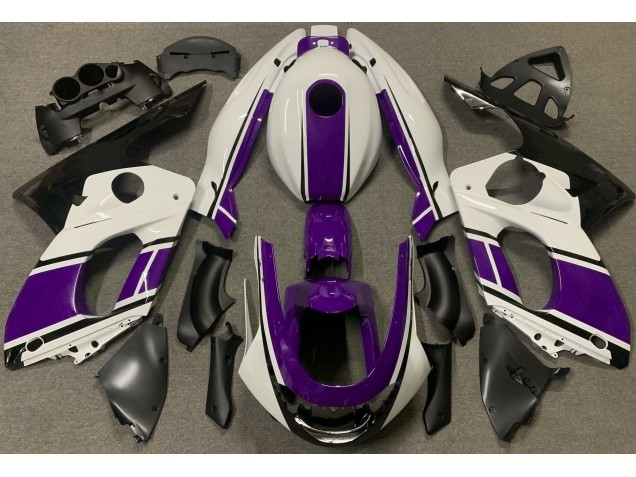 1998-2007 Gloss White and Dark Purple Yamaha YZF600 Motorcycle Fairing UK 1998-2007 Gloss White and Dark Purple Yamaha YZF600 Motorcycle Fairing UK
