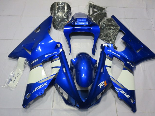 2000-2001 Blue and White Yamaha R1 Motorcycle Fairing UK 2000-2001 Blue and White Yamaha R1 Motorcycle Fairing UK