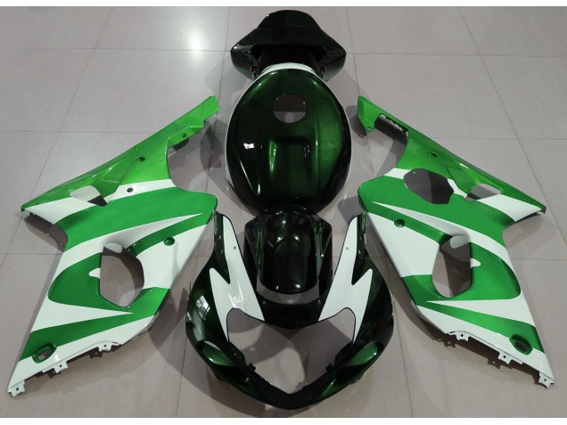 2000-2002 Deep Green & Suzuki GSXR 1000 Motorcycle Fairing UK 2000-2002 Deep Green & Suzuki GSXR 1000 Motorcycle Fairing UK