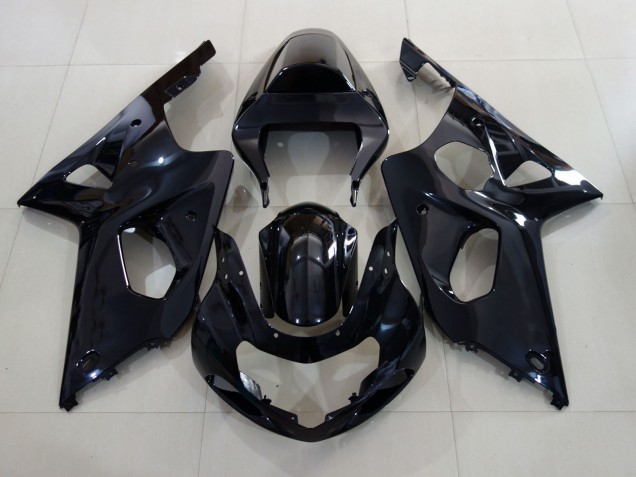 2000-2002 Gloss Black with Suzuki GSXR 1000 Motorcycle Fairing UK 2000-2002 Gloss Black with Suzuki GSXR 1000 Motorcycle Fairing UK