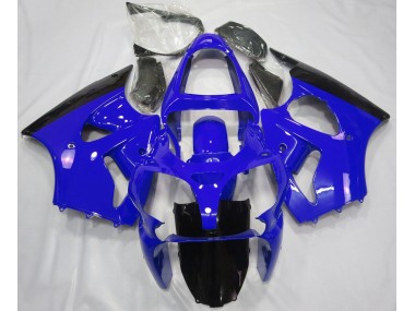 2000-2002 Gloss Blue & Black Kawasaki ZX6R Motorcycle Fairing UK