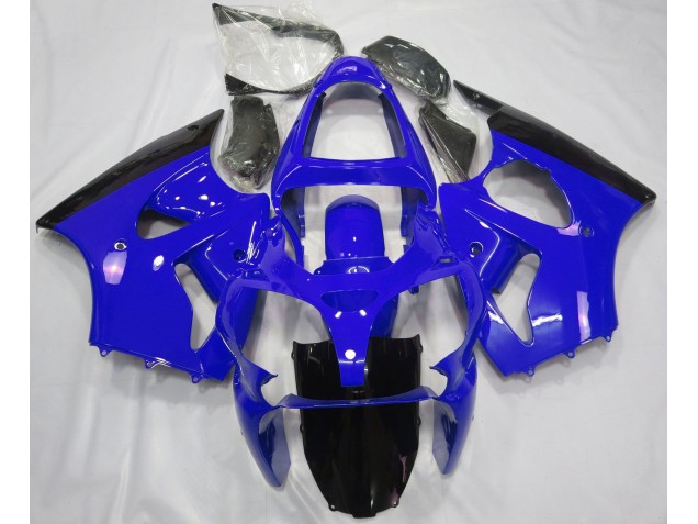 2000-2002 Gloss Blue & Black Kawasaki ZX6R Motorcycle Fairing UK 2000-2002 Gloss Blue & Black Kawasaki ZX6R Motorcycle Fairing UK