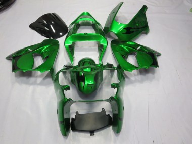 2000-2002 Green Kawasaki ZX6R Motorcycle Fairing UK