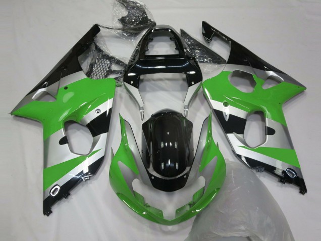 2000-2002 Green Silver OEM Style Suzuki GSXR 1000 Motorcycle Fairing UK 2000-2002 Green Silver OEM Style Suzuki GSXR 1000 Motorcycle Fairing UK