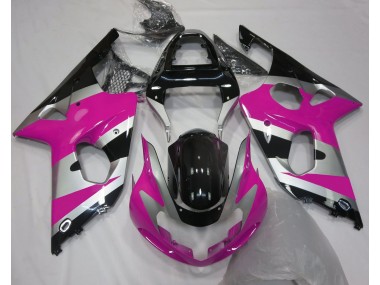 2000-2002 Pink Silver OEM Style Suzuki GSXR 1000 Motorcycle Fairing UK