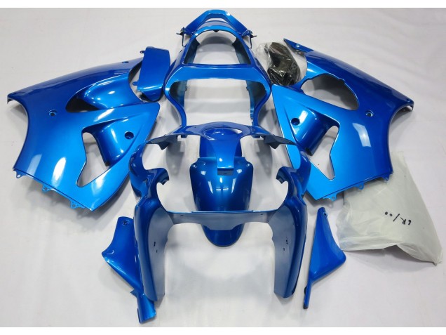 2000-2002 Vibrant Blue Kawasaki ZX6R Motorcycle Fairing UK 2000-2002 Vibrant Blue Kawasaki ZX6R Motorcycle Fairing UK