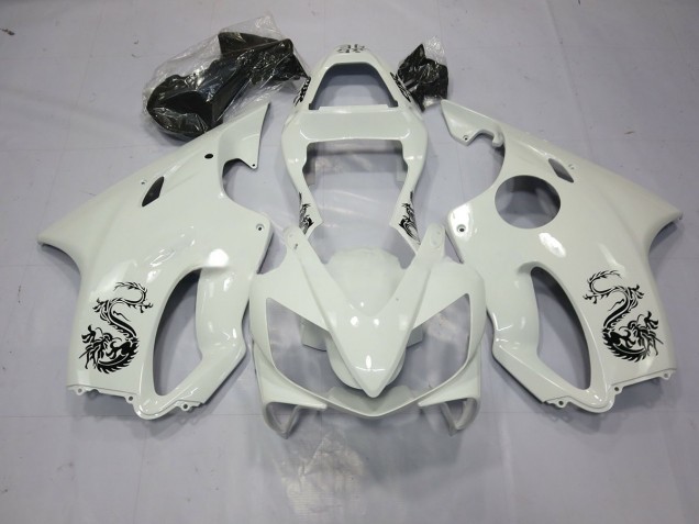 2001-2003 Dragon White Honda CBR600 F4i Motorcycle Fairing UK 2001-2003 Dragon White Honda CBR600 F4i Motorcycle Fairing UK