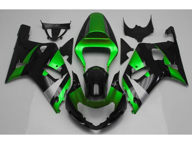 2001-2003 Gloss Green and Black Suzuki GSXR 600-750 Motorcycle Fairing UK 2001-2003 Gloss Green and Black Suzuki GSXR 600-750 Motorcycle Fairing UK