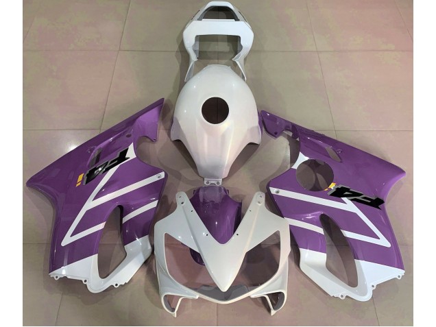 2001-2003 Gloss White and Purple Honda CBR600 F4i Motorcycle Fairing UK 2001-2003 Gloss White and Purple Honda CBR600 F4i Motorcycle Fairing UK