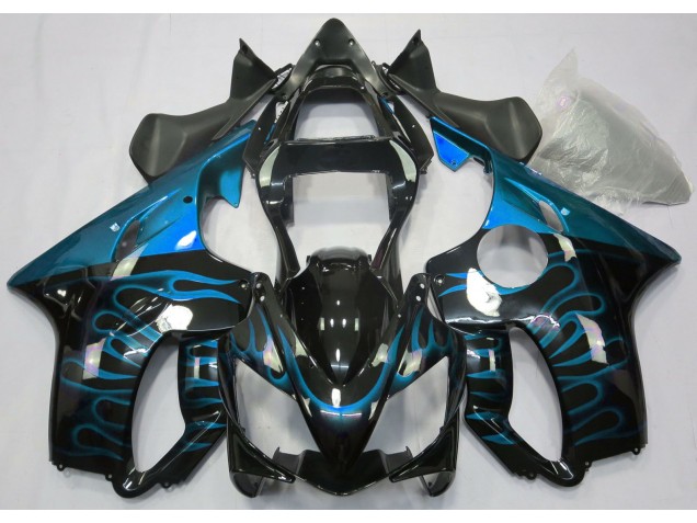 2001-2003 Light Blue Flame Honda CBR600 F4i Motorcycle Fairing UK 2001-2003 Light Blue Flame Honda CBR600 F4i Motorcycle Fairing UK