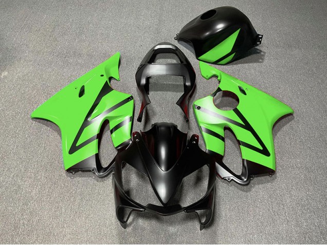 2001-2003 Matte Black and Green Honda CBR600 F4i Motorcycle Fairing UK 2001-2003 Matte Black and Green Honda CBR600 F4i Motorcycle Fairing UK
