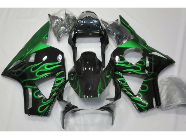 2002-2003 Green Flame Honda CBR954 Motorcycle Fairing UK 2002-2003 Green Flame Honda CBR954 Motorcycle Fairing UK
