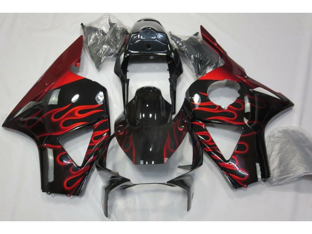 2002-2003 Red Flame Honda CBR954 Motorcycle Fairing UK 2002-2003 Red Flame Honda CBR954 Motorcycle Fairing UK