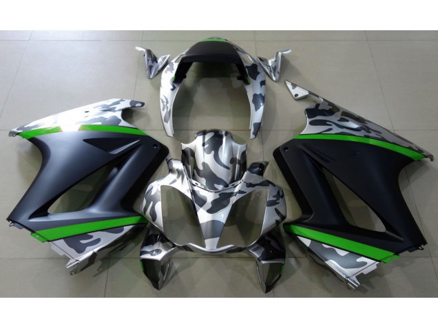 2002-2012 Gray Camouflage & Green Honda VFR800 Motorcycle Fairing UK 2002-2012 Gray Camouflage & Green Honda VFR800 Motorcycle Fairing UK
