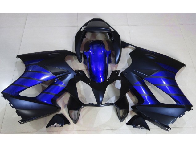 2002-2012 Matte Black & Blue Honda VFR800 Motorcycle Fairing UK 2002-2012 Matte Black & Blue Honda VFR800 Motorcycle Fairing UK