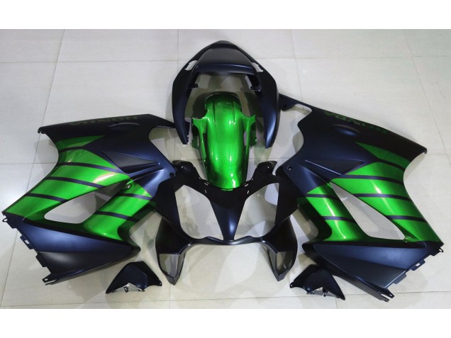 2002-2012 Matte Black & Green Honda VFR800 Motorcycle Fairing UK 2002-2012 Matte Black & Green Honda VFR800 Motorcycle Fairing UK