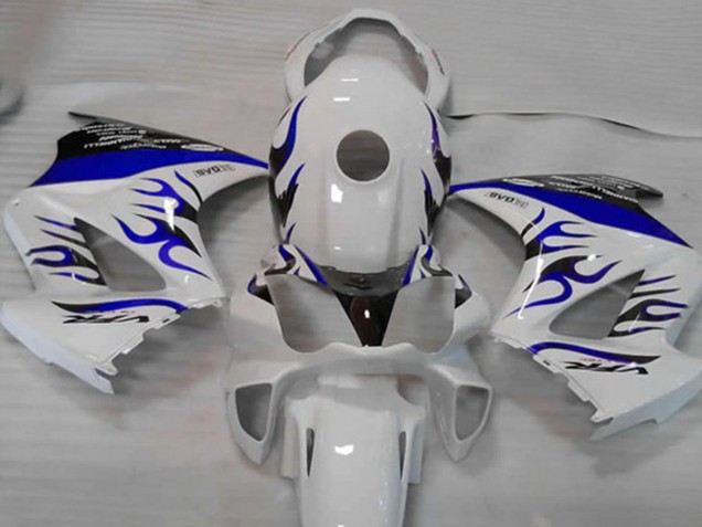 2002-2012 White Blue Flame Honda VFR800 Motorcycle Fairing UK 2002-2012 White Blue Flame Honda VFR800 Motorcycle Fairing UK