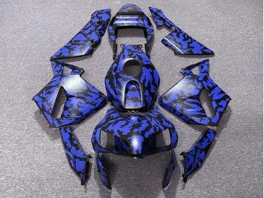 2003-2004 Blue Camo Honda CBR600RR Motorcycle Fairing UK