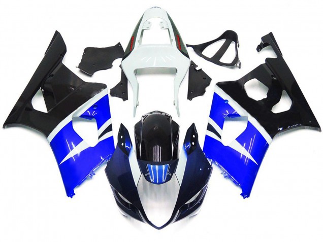 2003-2004 Blue and Black Gloss Custom Style Suzuki GSXR 1000 Motorcycle Fairing UK 2003-2004 Blue and Black Gloss Custom Style Suzuki GSXR 1000 Motorcycle Fairing UK