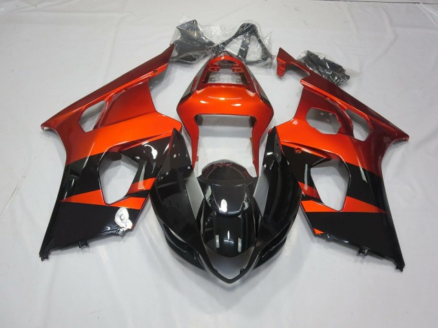 2003-2004 Burnt orange and Black Suzuki GSXR 1000 Motorcycle Fairing UK 2003-2004 Burnt orange and Black Suzuki GSXR 1000 Motorcycle Fairing UK