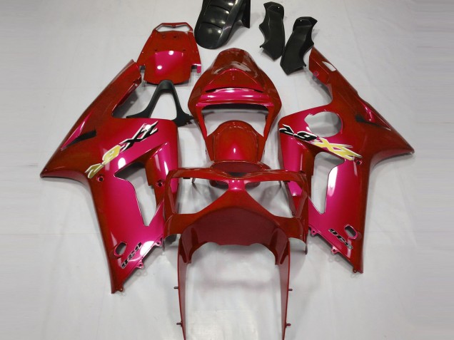 2003-2004 Candy Red Kawasaki ZX6R Motorcycle Fairing UK 2003-2004 Candy Red Kawasaki ZX6R Motorcycle Fairing UK