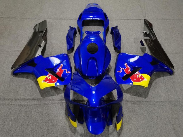 2003-2004 Gloss Blue Red Bull Honda CBR600RR Motorcycle Fairing UK 2003-2004 Gloss Blue Red Bull Honda CBR600RR Motorcycle Fairing UK