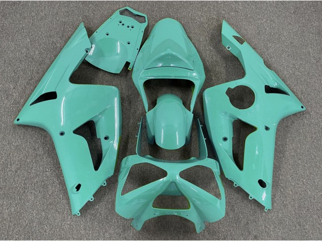 2003-2004 Gloss Cyan Plain Kawasaki ZX6R Motorcycle Fairing UK 2003-2004 Gloss Cyan Plain Kawasaki ZX6R Motorcycle Fairing UK