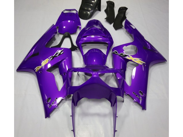 2003-2004 Gloss Purple Kawasaki ZX6R Motorcycle Fairing UK 2003-2004 Gloss Purple Kawasaki ZX6R Motorcycle Fairing UK