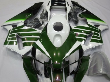 2003-2004 Gloss White & Green Fade Honda CBR600RR Motorcycle Fairing UK