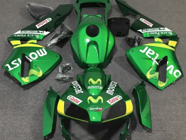 2003-2004 Green Movistar Honda CBR600RR Motorcycle Fairing UK