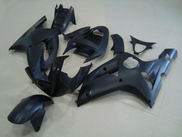 2003-2004 Matte Black Kawasaki ZX6R Motorcycle Fairing UK 2003-2004 Matte Black Kawasaki ZX6R Motorcycle Fairing UK