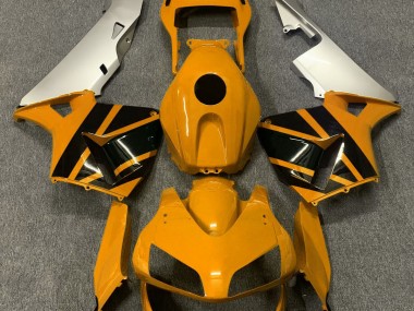 2003-2004 Mustard Yellow & Matte Silver Honda CBR600RR Motorcycle Fairing UK