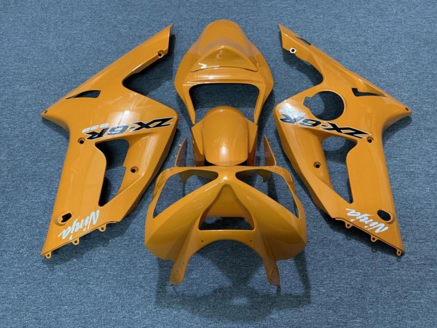 2003-2004 Orange Kawasaki ZX6R Motorcycle Fairing UK 2003-2004 Orange Kawasaki ZX6R Motorcycle Fairing UK