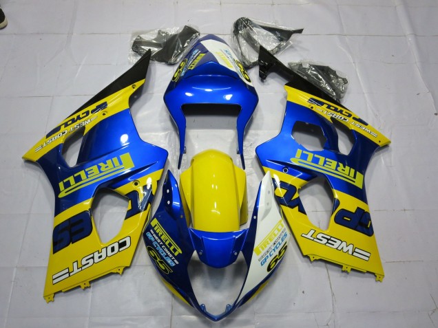 2003-2004 Pirelli Suzuki GSXR 1000 Motorcycle Fairing UK 2003-2004 Pirelli Suzuki GSXR 1000 Motorcycle Fairing UK