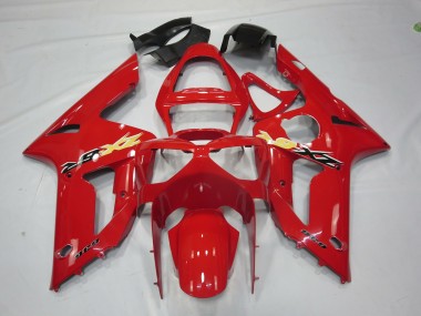 2003-2004 Red Ninja Kawasaki ZX6R Motorcycle Fairing UK