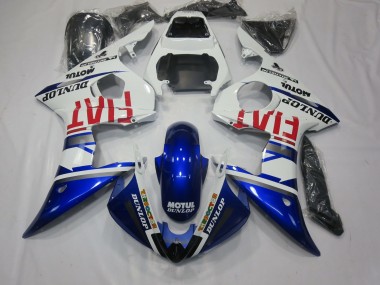 2003-2005 Fiat Deep Blue Yamaha R6 Motorcycle Fairing UK